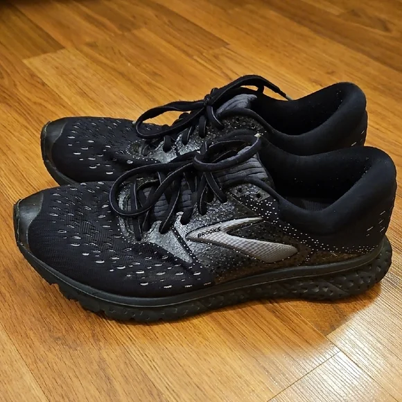 Brooks Shoes Brooks Glycerin Black Athletic Shoes Size